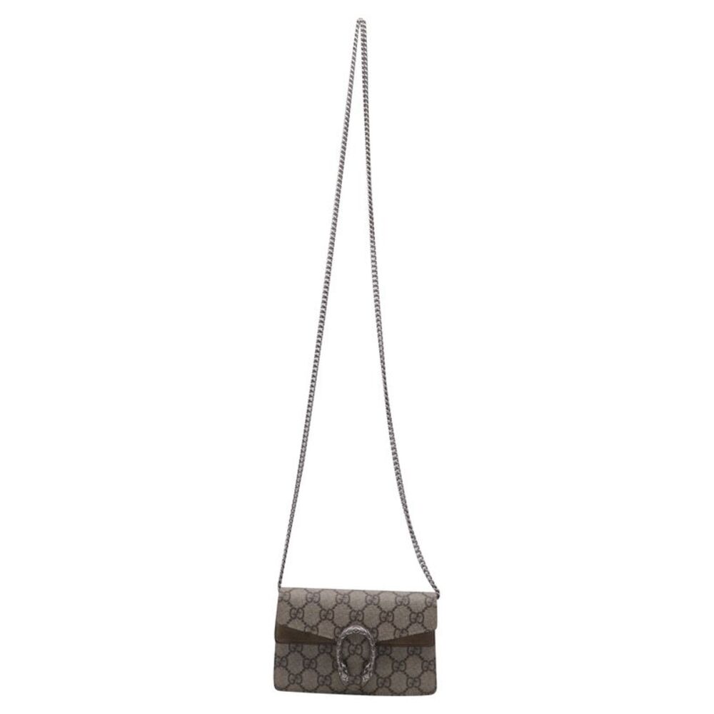 Gucci GG Supreme Dionysus Mini Bag in Beige Coated Canvas